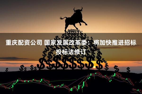 重庆配资公司 国家发展改革委：将加快推进招标投标法修订